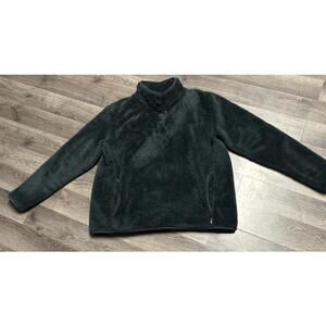 Women’s XL Eddie Bauer Furry Pullover  Black